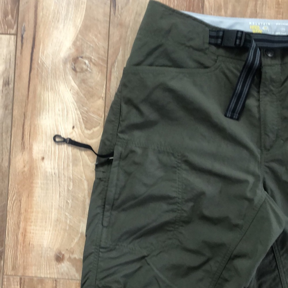 Mtn HARDWEAR Mens Nylon PANTS Belted POCKETS Key strap - Picture 4 of 7